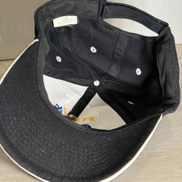 (Y2K) 2004 LA NBA All Star Retro Team Stars Black Strapback Cap Hat - Picture 5 of 5